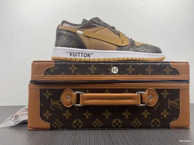 Reps TBkick x AJ1 LOW Air Off-Louis 1 Jordan OW 0617